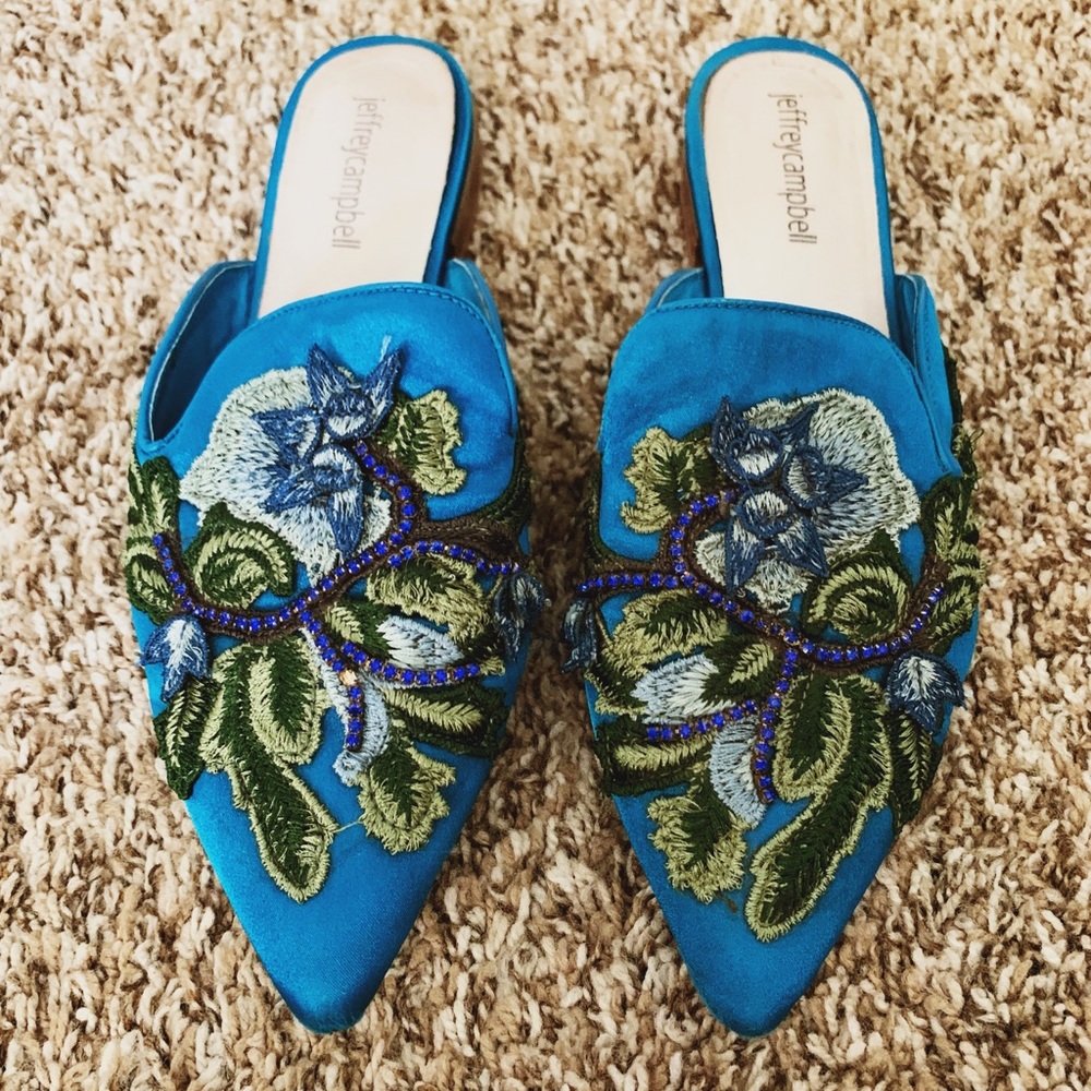 Jeffrey Campbell Embroidered and Embellished Flats